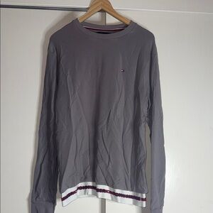 Tommy Hilfiger Gray Long Sleeve Tee